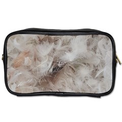 Down Comforter Feathers Goose Duck Feather Photography Toiletries Bags by yoursparklingshop