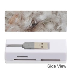 Down Comforter Feathers Goose Duck Feather Photography Memory Card Reader (stick)  by yoursparklingshop