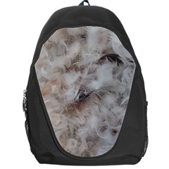 Down Comforter Feathers Goose Duck Feather Photography Backpack Bag by yoursparklingshop