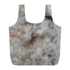 Down Comforter Feathers Goose Duck Feather Photography Full Print Recycle Bags (l)  by yoursparklingshop