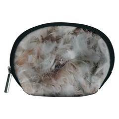 Down Comforter Feathers Goose Duck Feather Photography Accessory Pouches (medium)  by yoursparklingshop