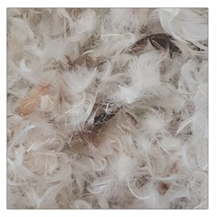 Down Comforter Feathers Goose Duck Feather Photography Large Satin Scarf (square) by yoursparklingshop