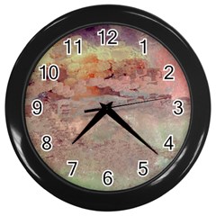 Sunrise Wall Clocks (black) by digitaldivadesigns