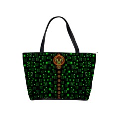 Tulips In The Night Of Stars Shoulder Handbags by pepitasart