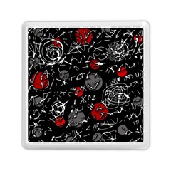 Red Mind Memory Card Reader (square)  by Valentinaart