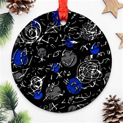 Blue Mind Ornament (round)  by Valentinaart