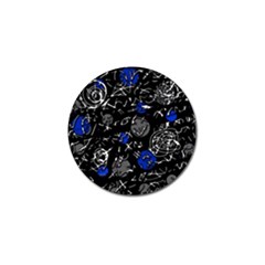 Blue Mind Golf Ball Marker by Valentinaart