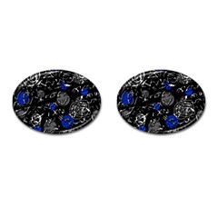 Blue Mind Cufflinks (oval) by Valentinaart