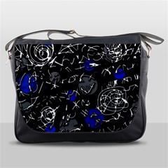 Blue Mind Messenger Bags by Valentinaart