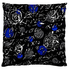 Blue Mind Standard Flano Cushion Case (two Sides) by Valentinaart