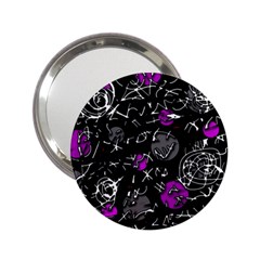 Purple Mind 2 25  Handbag Mirrors by Valentinaart