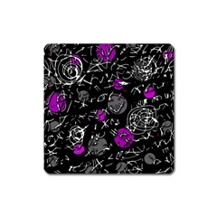 Purple Mind Square Magnet by Valentinaart