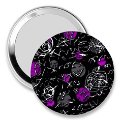 Purple Mind 3  Handbag Mirrors by Valentinaart