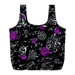 Purple mind Full Print Recycle Bags (L)  Front