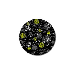 Yellow Mind Golf Ball Marker (4 Pack) by Valentinaart