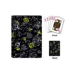 Yellow Mind Playing Cards (mini)  by Valentinaart