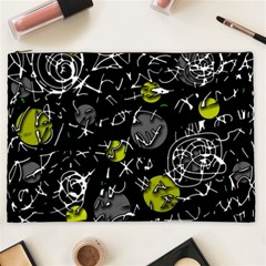 Yellow Mind Cosmetic Bag (xxl)  by Valentinaart