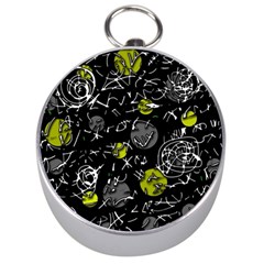 Yellow Mind Silver Compasses by Valentinaart