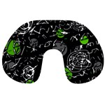 Green mind Travel Neck Pillows Front