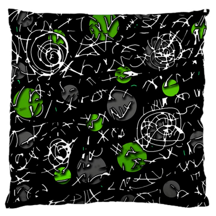 Green mind Standard Flano Cushion Case (One Side)