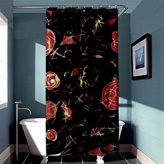 Elegant Mind Shower Curtain 36  X 72  (stall)  by Valentinaart