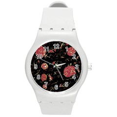 Elegant Mind Round Plastic Sport Watch (m) by Valentinaart