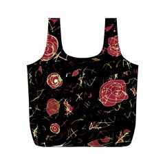 Elegant Mind Full Print Recycle Bags (m)  by Valentinaart