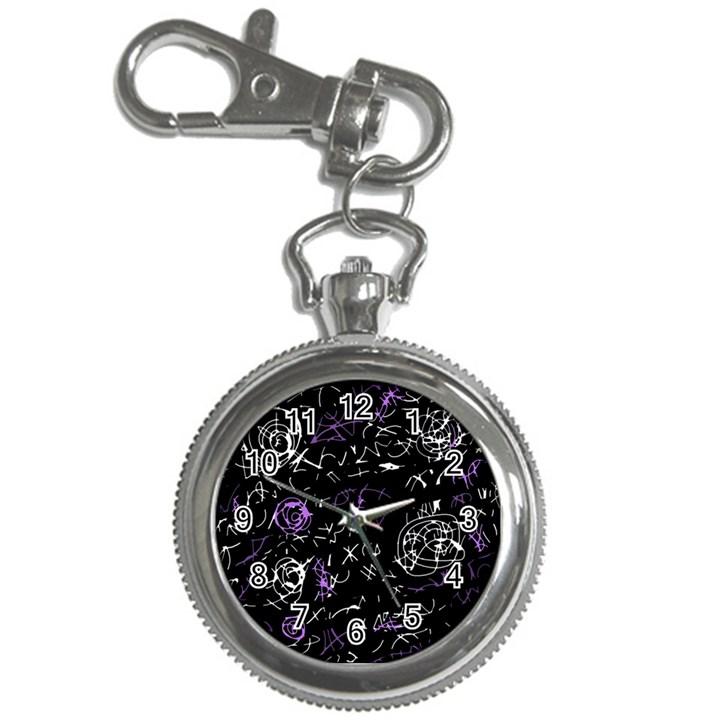 Abstract mind - purple Key Chain Watches