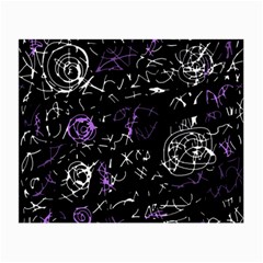 Abstract Mind - Purple Small Glasses Cloth (2-side) by Valentinaart