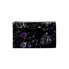 Abstract Mind - Purple Cosmetic Bag (small)  by Valentinaart