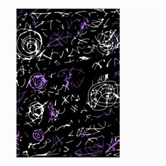 Abstract Mind - Purple Small Garden Flag (two Sides) by Valentinaart