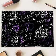 Abstract Mind - Purple Cosmetic Bag (xxl)  by Valentinaart