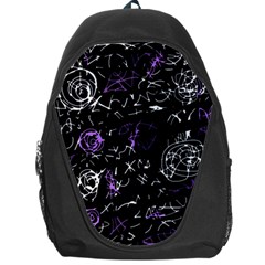 Abstract Mind - Purple Backpack Bag by Valentinaart