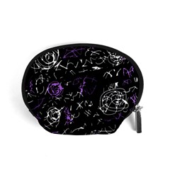 Abstract Mind - Purple Accessory Pouches (small)  by Valentinaart