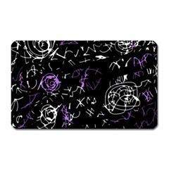 Abstract Mind - Purple Magnet (rectangular) by Valentinaart