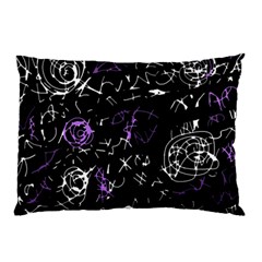 Abstract Mind - Purple Pillow Case by Valentinaart