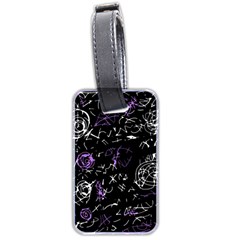 Abstract Mind - Purple Luggage Tags (two Sides) by Valentinaart