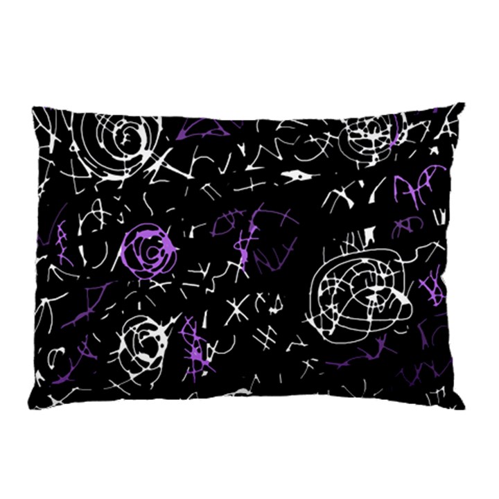 Abstract mind - purple Pillow Case (Two Sides)