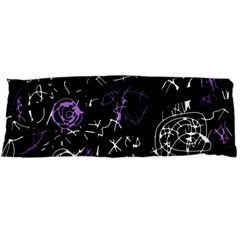 Abstract Mind - Purple Body Pillow Case (dakimakura) by Valentinaart