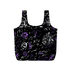 Abstract Mind - Purple Full Print Recycle Bags (s)  by Valentinaart