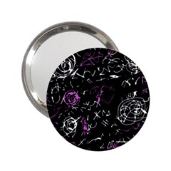 Abstract Mind - Magenta 2 25  Handbag Mirrors by Valentinaart