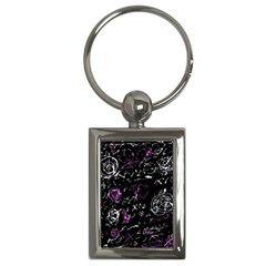 Abstract Mind - Magenta Key Chains (rectangle)  by Valentinaart