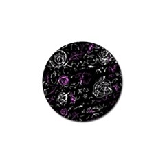 Abstract Mind - Magenta Golf Ball Marker by Valentinaart