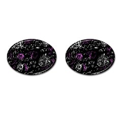 Abstract Mind - Magenta Cufflinks (oval) by Valentinaart