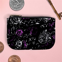 Abstract Mind - Magenta Mini Coin Purses by Valentinaart