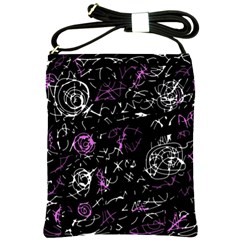 Abstract Mind - Magenta Shoulder Sling Bags by Valentinaart