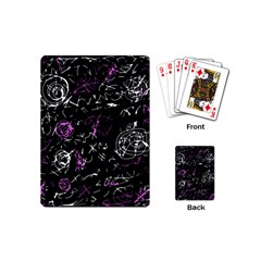 Abstract Mind - Magenta Playing Cards (mini)  by Valentinaart