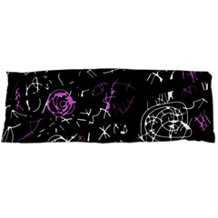 Abstract Mind - Magenta Body Pillow Case (dakimakura) by Valentinaart