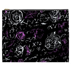 Abstract Mind - Magenta Cosmetic Bag (xxxl)  by Valentinaart