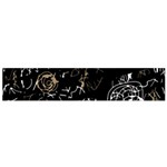 Abstract mind - brown Flano Scarf (Small) Front